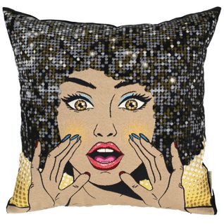 Housse De Coussin 45x45 Cm Rhiana Jaune