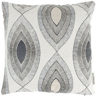 Housse De Coussin 40x40 Cm Mama Lin/noir