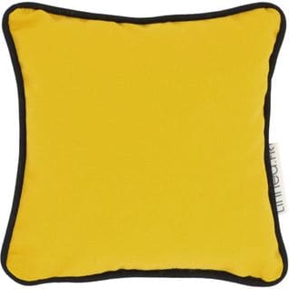 Housse De Coussin 20x20 Cm Montsegur Jaune Curcuma