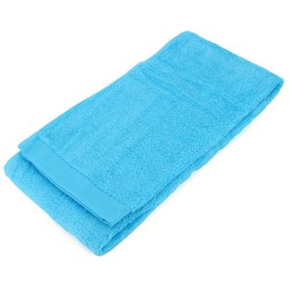 Drap De Douche 70x140 Cm Coton Peigné Alba Bleu Océan