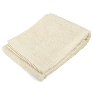 Drap De Bain 100x150 Cm Coton Peigné Alba Ivoire