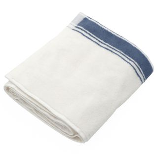 Serviette De Toilette 50x100 Cm Coton Ribbon Ii Bleu