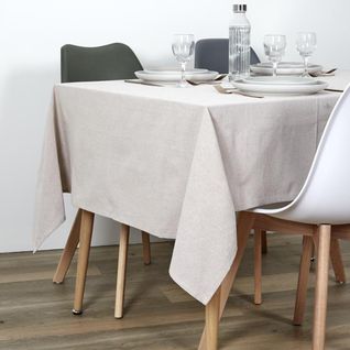 Nappe Rectangulaire Unico 140x250 Cm Beige