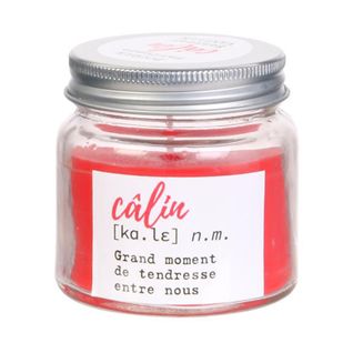 Bougie Parfumée Vaso Câlin Rouge Senteur Vanille