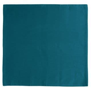 Lot De 6 Serviettes De Table 45x45 Cm Yuco Coton Jade