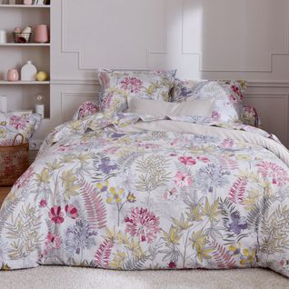 Housse De Couette 240x220 Cm Satin De Coton Anaïs Multicolore