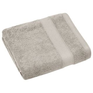 Drap De Bain Coton 550g/m2 95x140 Cm Collection Naïa Beige Lin