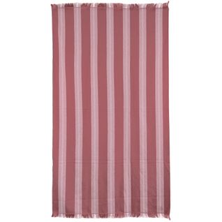 Drap De Plage 100x180 Cm Pur Coton Collection Supramonte Rouge