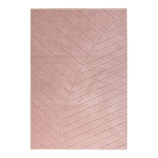 Tapis Contemporain Rectangle à Courtes Mèches Newcastle Rose 160x230