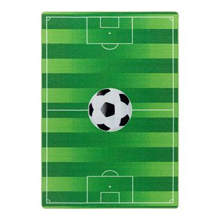 Tapis Enfant De Jeu Football Soccer Vert 100x150