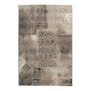 Tapis D'intérieur Et Extérieur Ethnique Esteban Gris 160x230