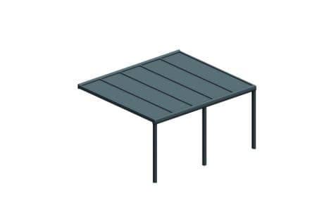 Pergola Isotoit Classic Gris Anthracite 4,96x3,00m