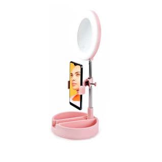 Miroir Selfie Avec LED Mrr1 Pink