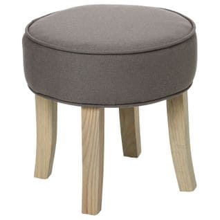 Tabouret Adriel - Lin - Gris