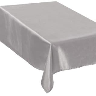 Nappe Satin - 360 X 140 Cm - Argent