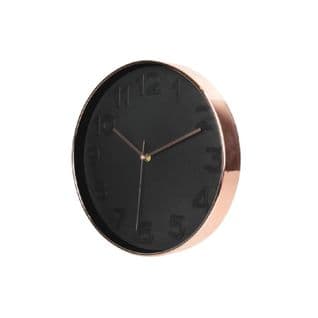 Horloge Ronde Deco Chic - Diam. 30,5 Cm - Noir