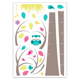 Sticker Enfant Arbre - 70 X 50 Cm - Multicolore