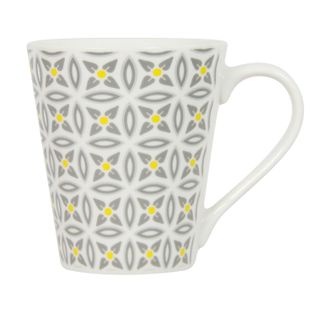 Mug En Porcelaine Aristo - Blanc Décoré