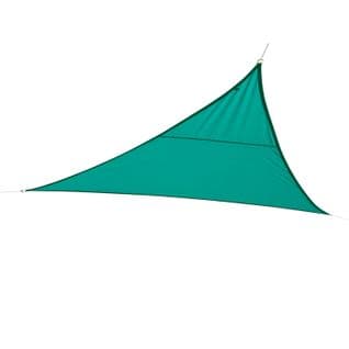 Voile D'ombrage Triangulaire Curacao - 3 X 3 X 3 M - Bleu Émeraude