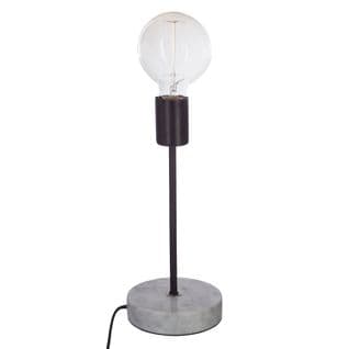 Lampe En Métal Contempo - H. 30 Cm - Noir