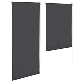 Lot De 2 Stores Enrouleurs Thermiques L.55 X  H. Max 170 Cm Gris