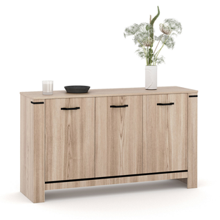 Buffet 140 Cm Idaho 3 Portes Design Contemporain