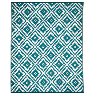 Tapis Extérieur Bahamas Bleu Canard 270 X 470 Cm