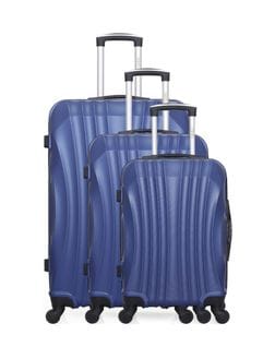 Set De 3 Valises Abs Moscou  75 Cm 4 Roues