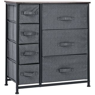 Meuble De Rangement 64l X 30l X 71h Cm Noir