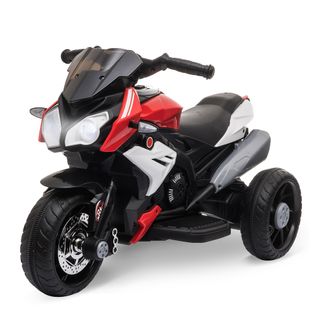 Moto Électrique Pour Enfants 3 Roues 6 V 3 Km/h Effets Lumineux Et Sonores