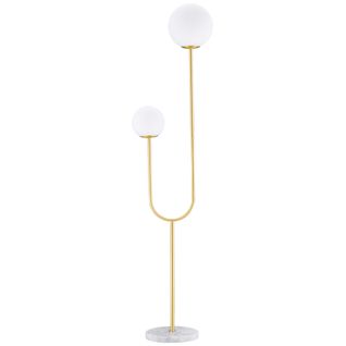 Lampadaire Design Néo-rétro 2 Boules