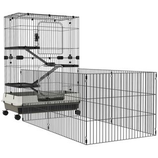 Cage Chiens XXL Sur Roulettes