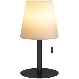 Lampe De Table LED De Jardin Sans Fil USB Réglable Noir Blanc