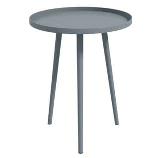 Table Basse De Jardin D'appoint Design Scandinave Ø 40 X 50h Cm Acier