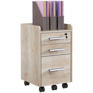 Caisson De Bureau 3 Tiroirs Panneaux Particules Mdf