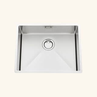 Evier Sous-plan Inox Nid D´abeille Vibrato Luisina 1 Bac 570x450 Mm - Sans Vidage