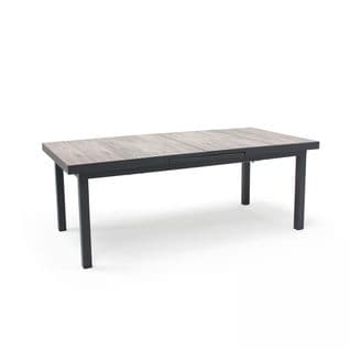 Tivoli - Table Extensible 8 Chaises Et 2 Fauteuils En Aluminium Et Céramique