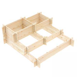 Carré Potager 5 Cases En Bois