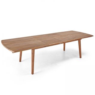 Table De Jardin Extensible En Bois D'eucalyptus 8-10 personnes