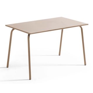 Palavas - Table Rectangle Acier Taupe