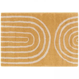 Tapis Rectangulaire Motif Arc-en-ciel  Jaune 120 X 170 Cm