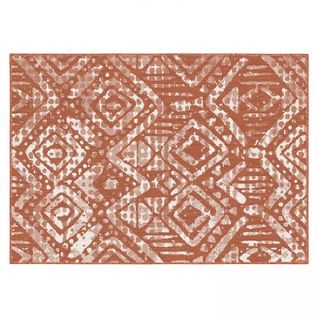 Tapis D'extérieur En Polypropylène 160 X 230 Cm Terracotta