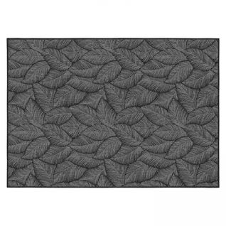 Tapis D'extérieur En Polypropylène 120 X 170 Cm Noir