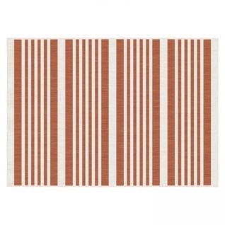 Tapis D'extérieur En Polypropylène 120 X 170 Cm Terracotta