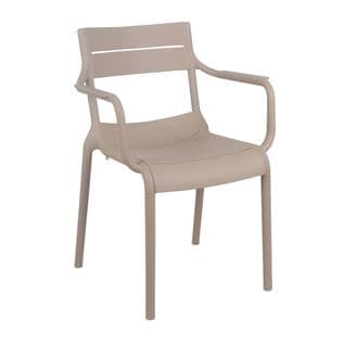 Fauteuil Beige De Terrasse En Plastique