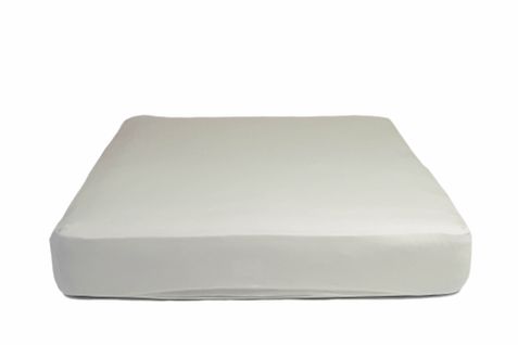 Drap Housse Jersey-blanc-1 Personne (largeur 90 À 100 Cm)