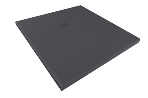 Receveur Nola 3 -  70x90x3cm - Résine - Anthracite - Bonde - Découpable