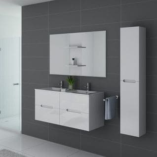 Meuble De Salle De Bain Milazzo Blanc