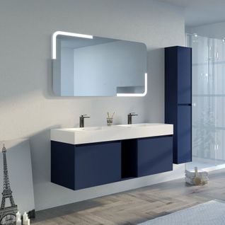 Meuble Salle De Bain Artena 1400 Bleu Saphir