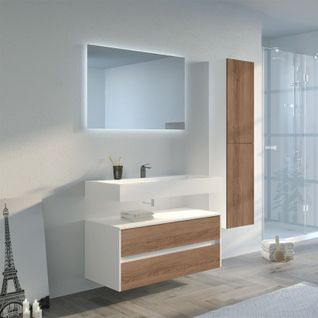 Meuble De Salle De Bain Visenza 1000 Sv-b